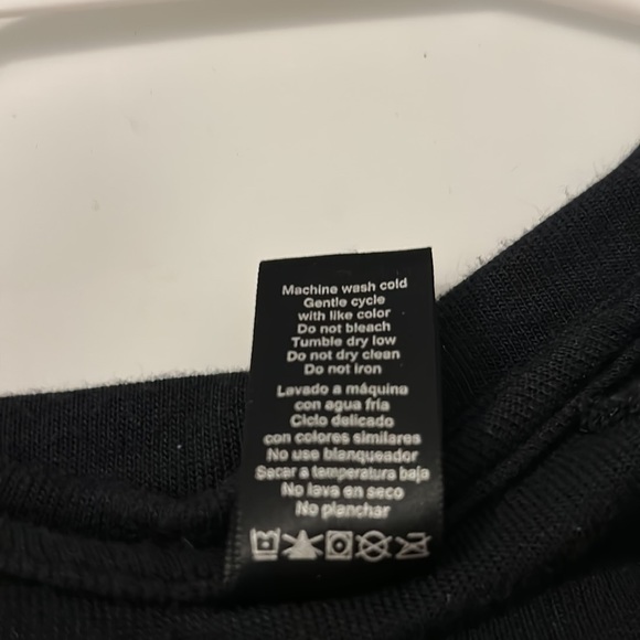 Active Life sweater size xl long sleeves black layered hem - Picture 8 of 8